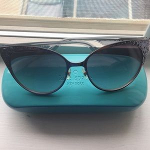 Kate Spade Black/Silver Sunglasses
